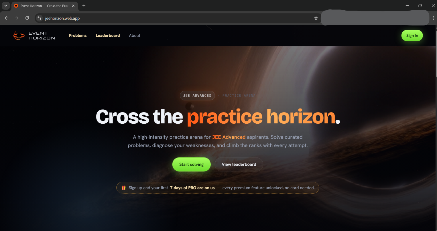 JEE Horizon — AI E-Learning Platform